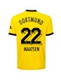 Borussia Dortmund Ian Maatsen #22 Kotipaita 2023-24 Lyhythihainen